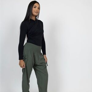 Crossover Swim Bodysuit Long Sleeve (NWT)